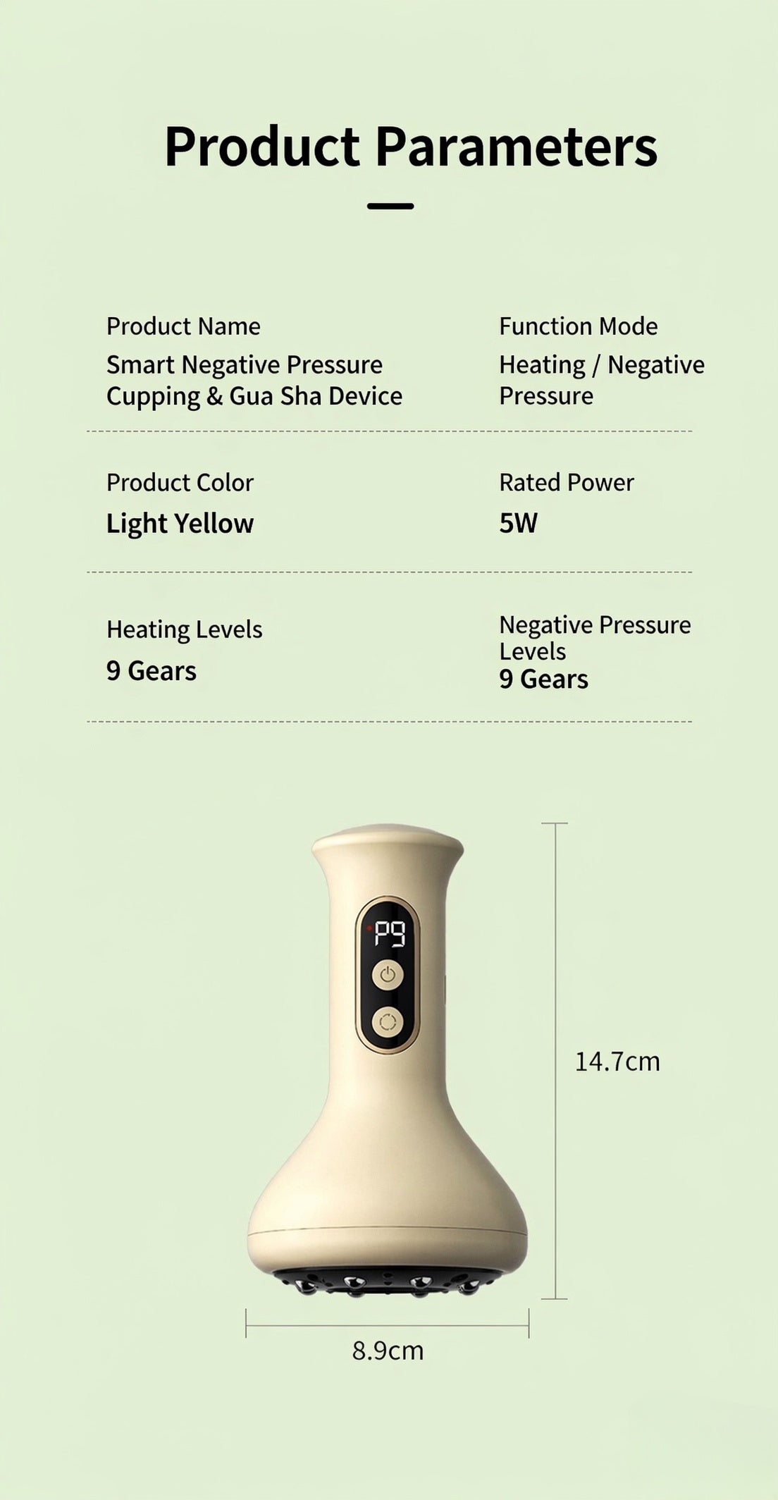 Body Massage Suction Vacuum Cupping Device Anti Cellulite Heating Cans Back Guasha Massager