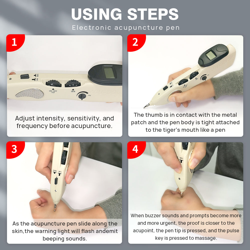 Electronic Meridian Energy Massage Pain Relief Therapy Acupuncture Point Pen