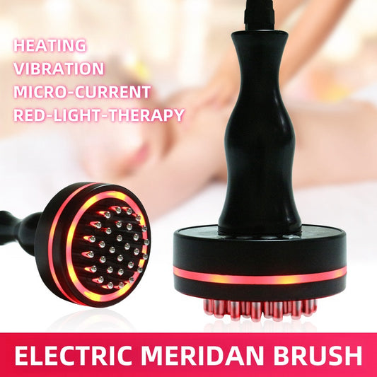 Meridian Brush Electric Meridian Brush Scraping Heating Health Scraping Device Slimming Body and Smoother Skin