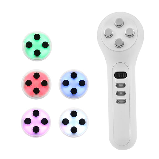 Hot and Cold Led Light Therapy Radio Frequency Facial Massager