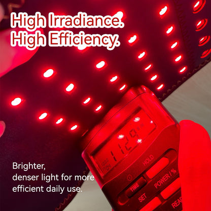 Red Light Therapy Belt for Back Abdomen, 660nm & 850nm Wavelengths with Heat & Vibration Massage with A Timer Back, Pain Products for Back Shoulder