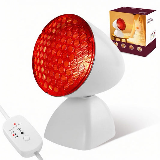 Infrared Heat Lamp for Soothing Muscles, Joint Pain Relief &amp; Circulation Support, Light Therapy for Face, Body &amp; Skin